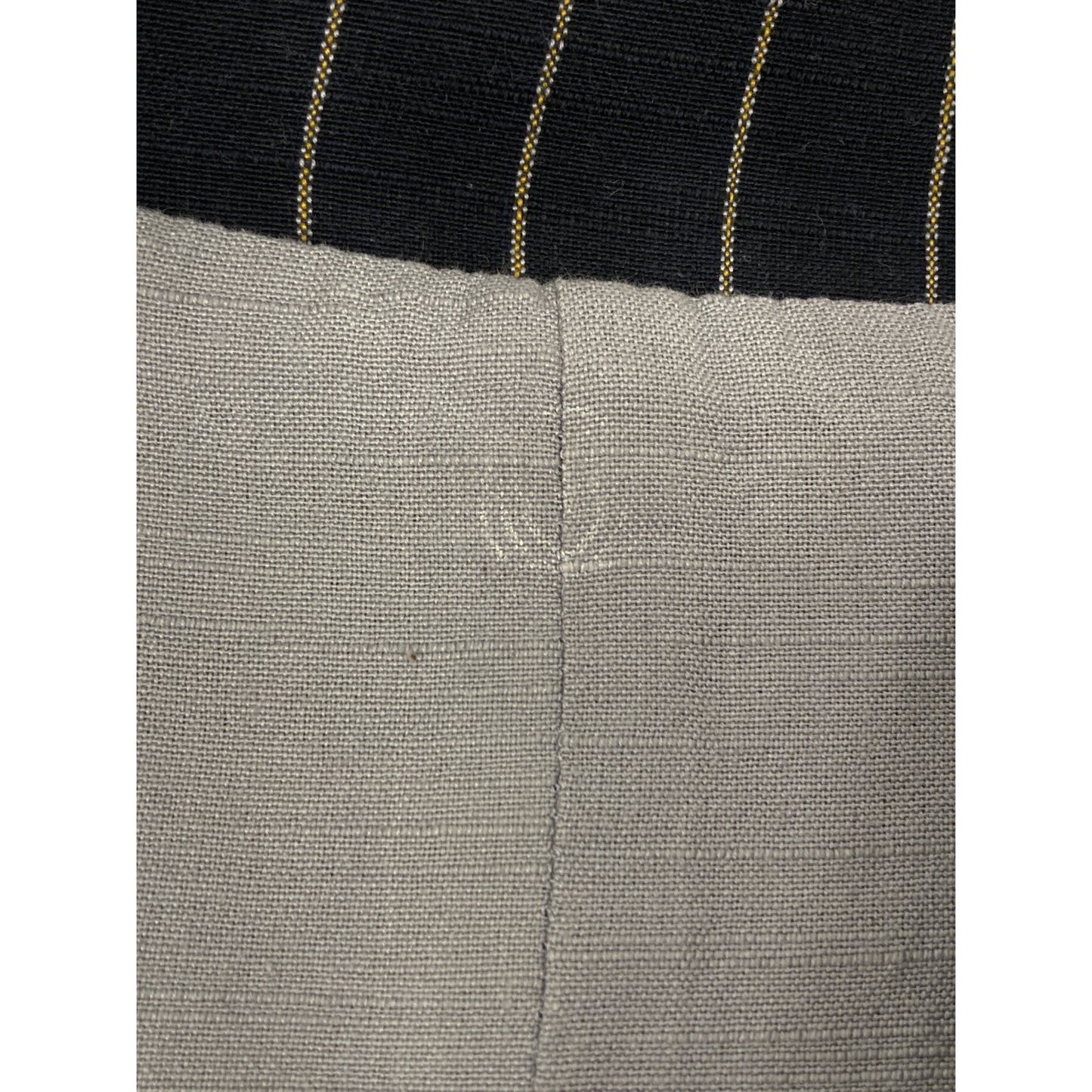 YAMMA YAMMA Navy Stripe Stand Collar Coat Not specified Men's