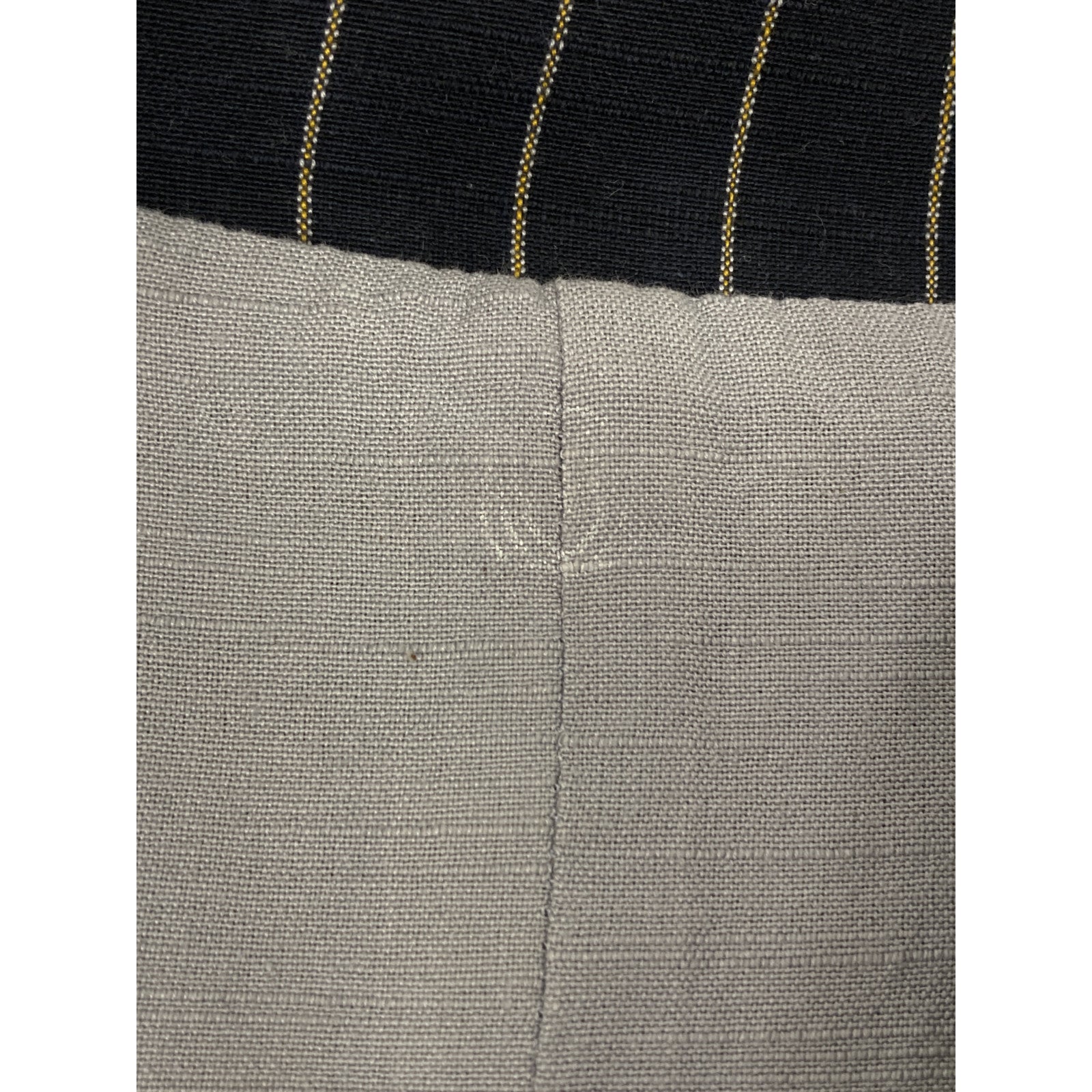 YAMMA YAMMA Navy Stripe Stand Collar Coat Not specified Men's