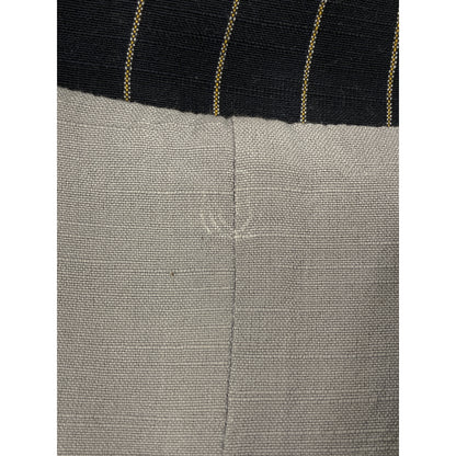 YAMMA YAMMA Navy Stripe Stand Collar Coat Not specified Men's