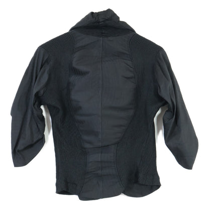 ISSEY MIYAKE 三宅一生 黑色 3D蒸汽拉伸拼接西装夹克 夹克