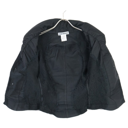 ISSEY MIYAKE 三宅一生 黑色 3D蒸汽拉伸拼接西装夹克 夹克