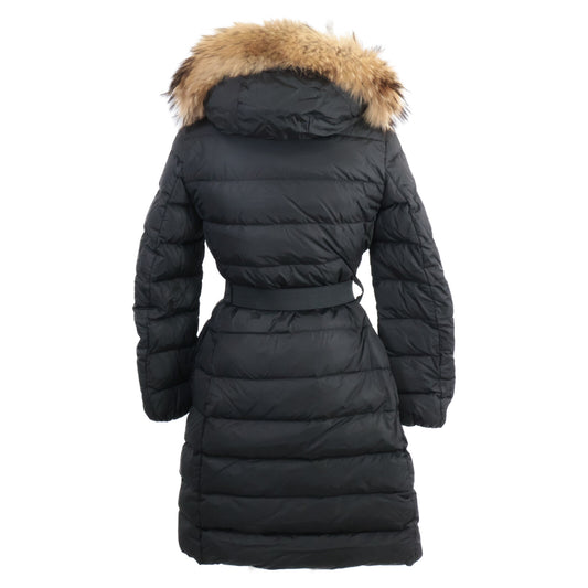 MONCLER モンクレール KHLOE クロエ ベルト付きファーフードダウンコート コート