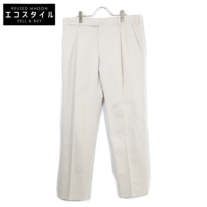 IGARASHI TROUSERS イガラシ トラウザーズ ライトベージュ コットン ワンタックチノスラックスパンツ ボトムス