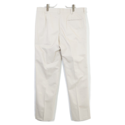 Light Beige Cotton One-Tuck Chino Slacks Pants Bottoms No Size Indication Men's