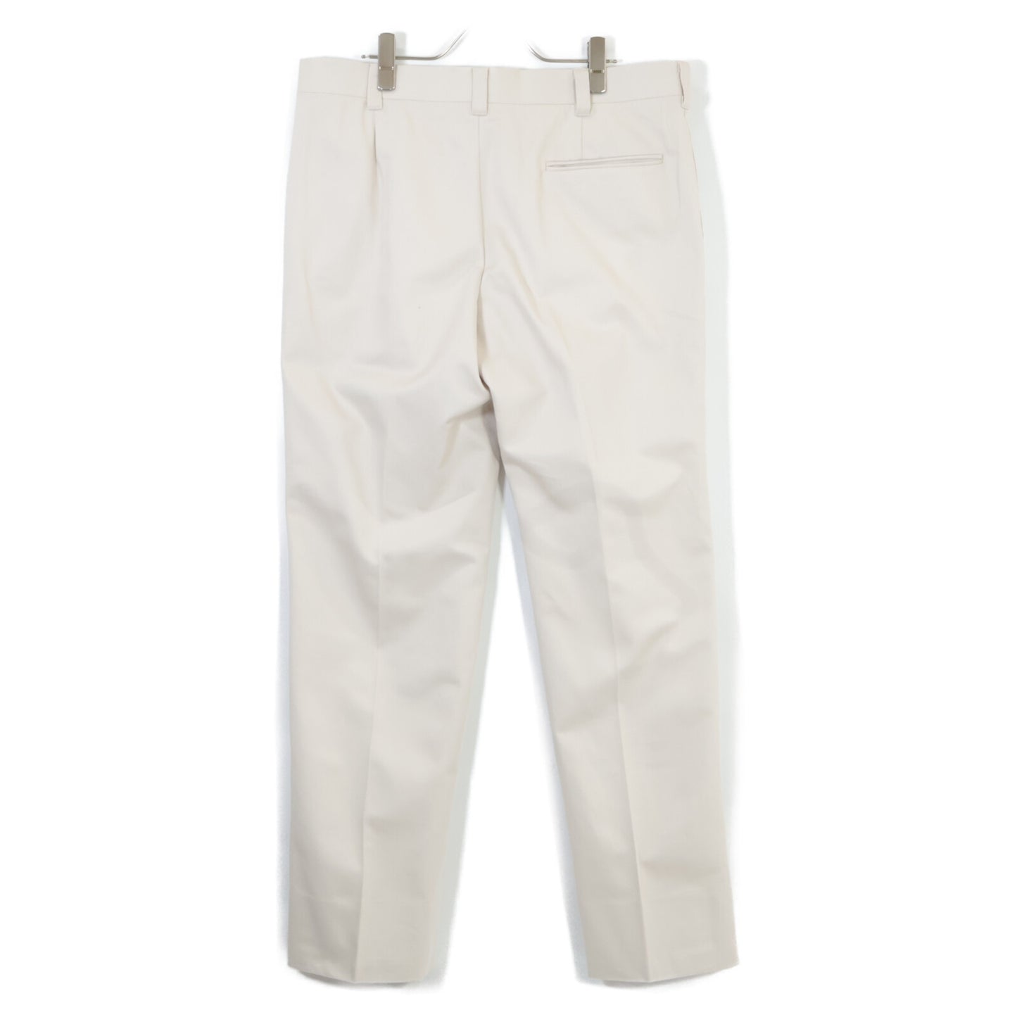 IGARASHI TROUSERS イガラシ トラウザーズ ライトベージュ コットン ワンタックチノスラックスパンツ ボトムス