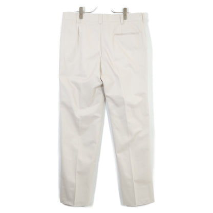 IGARASHI TROUSERS イガラシ トラウザーズ ライトベージュ コットン ワンタックチノスラックスパンツ ボトムス