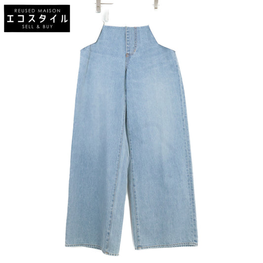 sacai sacai 25AW 25-07965 浅蓝色×浅灰色 尼龙拼接牛仔裤/Denim Pants 下装
