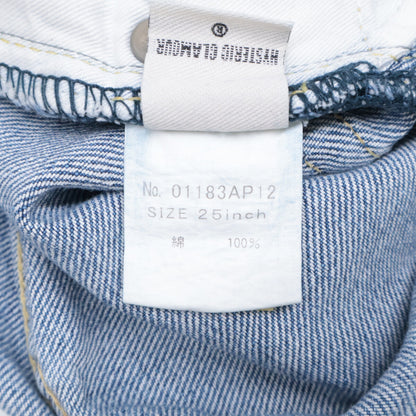 HYSTERIC GLAMOUR HYSTERIC GLAMOUR 01183AP12 深蓝色 做旧 ZIP 腰带锥形牛仔裤 下装