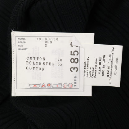 sacai sacai 18-03853 网纱拼接 无袖T恤/上衣