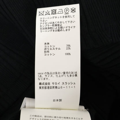 sacai sacai 18-03853 网纱拼接 无袖T恤/上衣