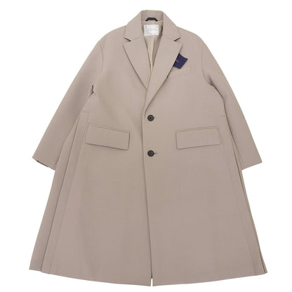 sacai Sacai Suiting Bonding Coat suiting bonding coat men's greige 1 23AW 23-03117M coat