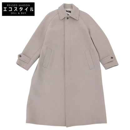 Center Vent Melton Stand Collar Coat Wool x Cashmere Outerwear Men's Grey 1 8886-699-0001 Coat 1 Men's