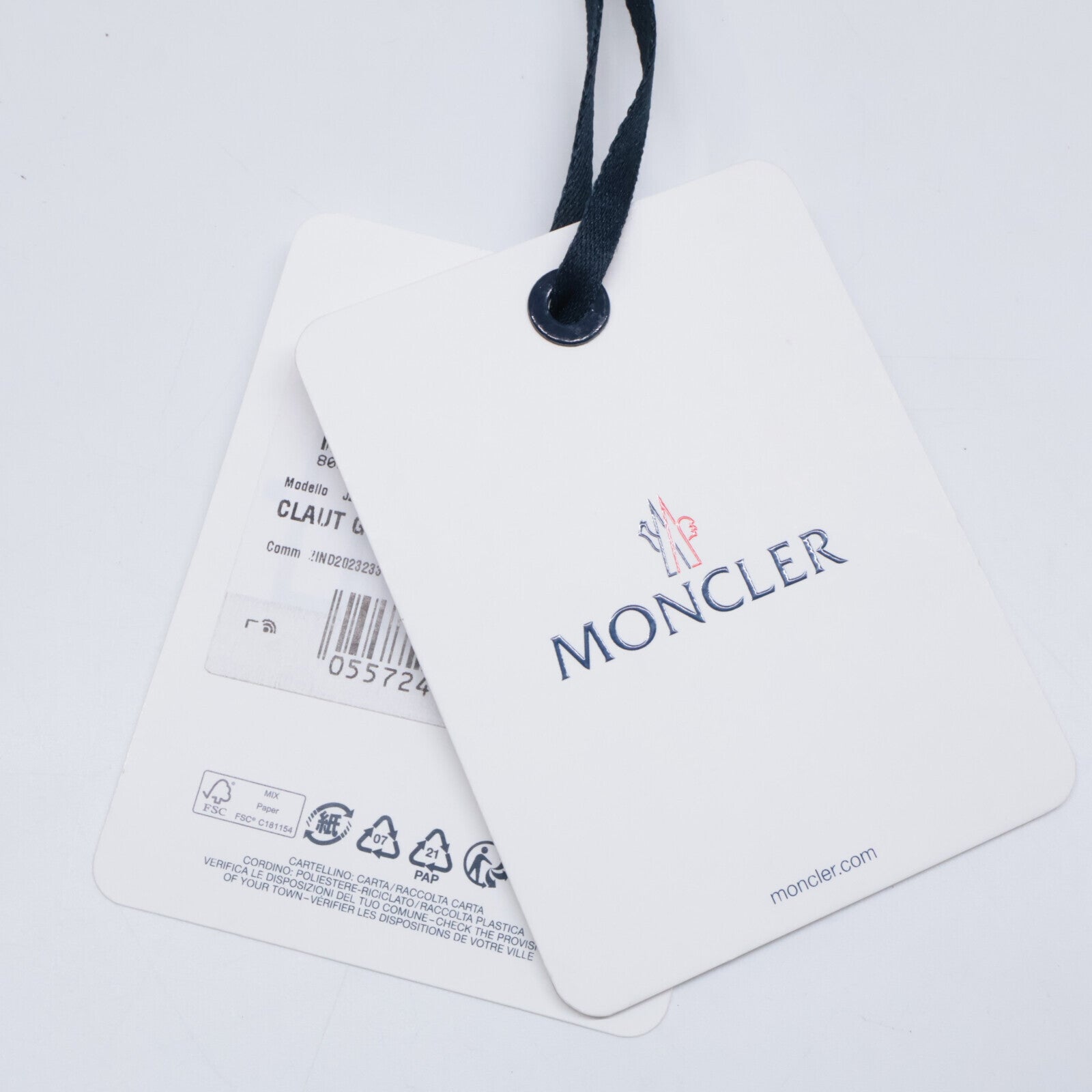 MONCLER Like-New 2023 CLAUT Zip-Up Hoodie Blouson Jacket