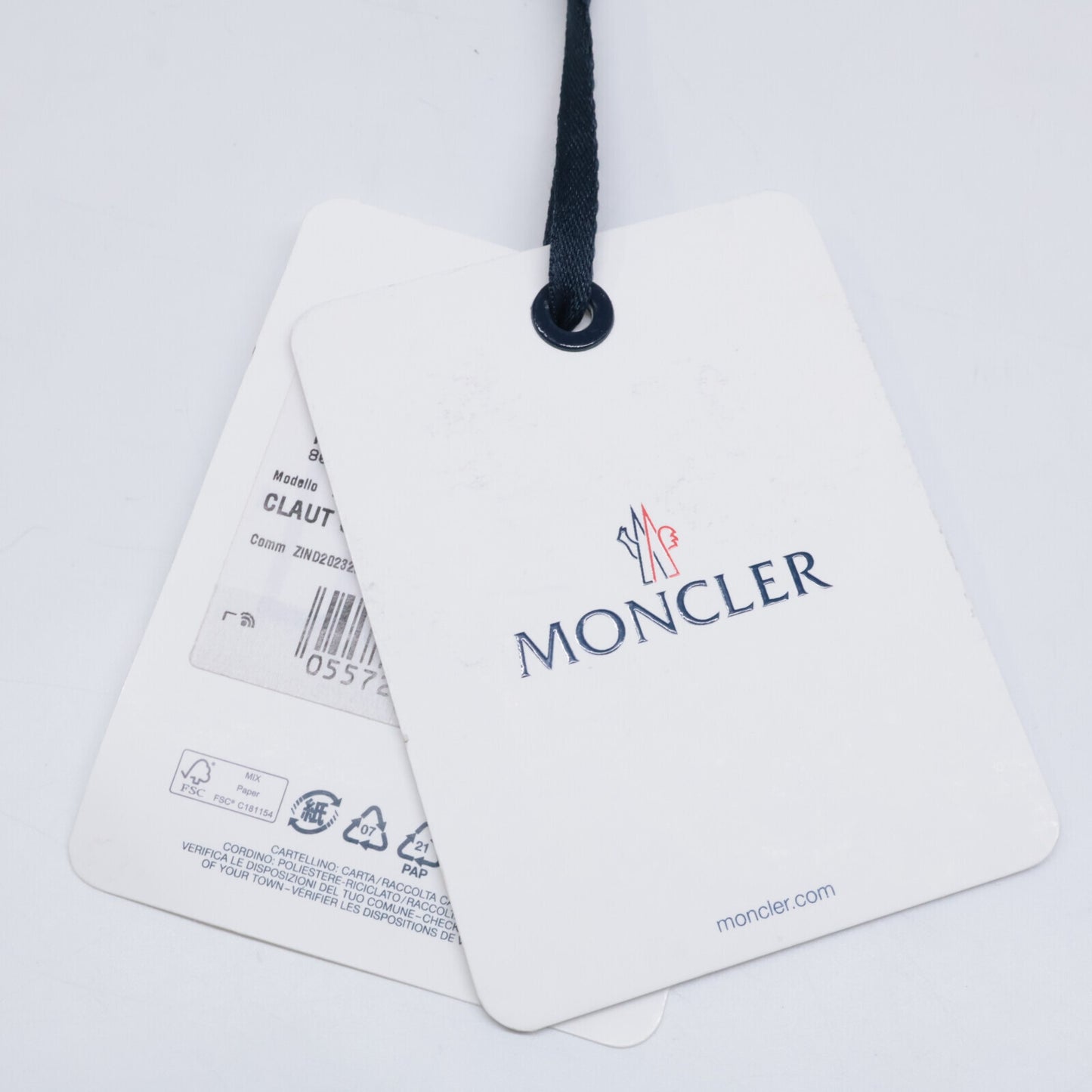 MONCLER Like New 2023 CLAUT Zip-Up Hooded Blouson Jacket