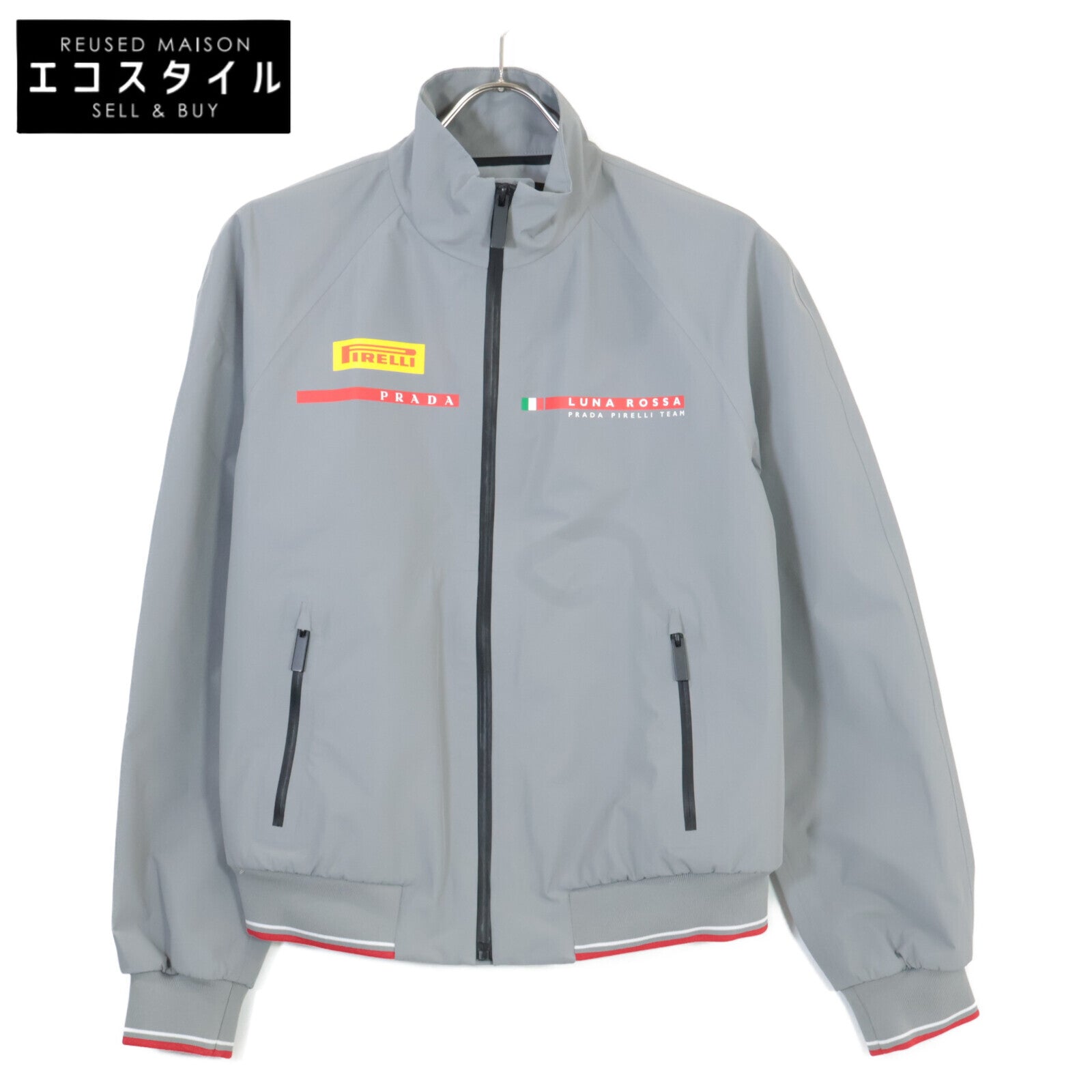 LUNA ROSSA Prada NS104D 2019 Grey Soft Shell Blouson Jacket