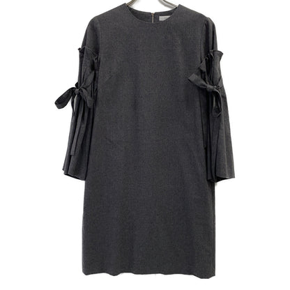 ADORE 【Beautiful condition】531-7240104 Light Flannel Ribbon Sleeve Dress 38