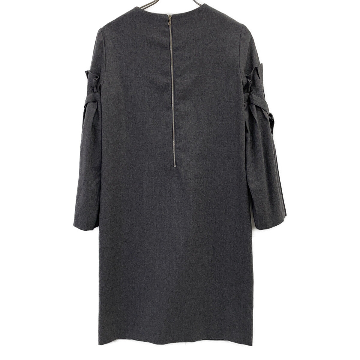 ADORE 【Beautiful condition】531-7240104 Light Flannel Ribbon Sleeve Dress 38