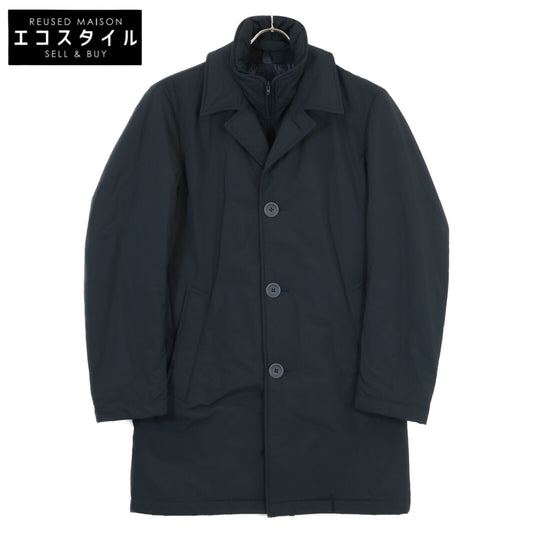 HERNO ヘルノ IM0155U-13275 ネイビー HERNO TECH ナイロン レイヤードステンカラーコート コート