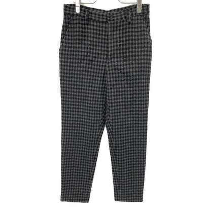 yohji yamamoto 【collections】24AW FO-P63-114 Gray SMALL HOUNDSTOOTH BASIC SLIM PANTS A Bottoms
