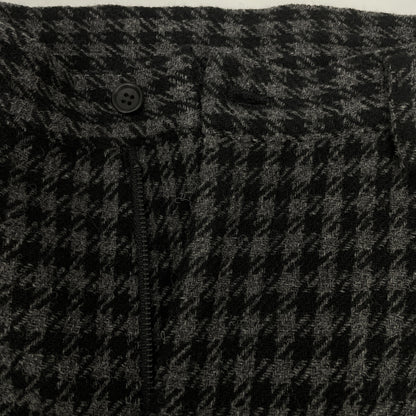 yohji yamamoto 【collections】24AW FO-P63-114 Gray SMALL HOUNDSTOOTH BASIC SLIM PANTS A Bottoms
