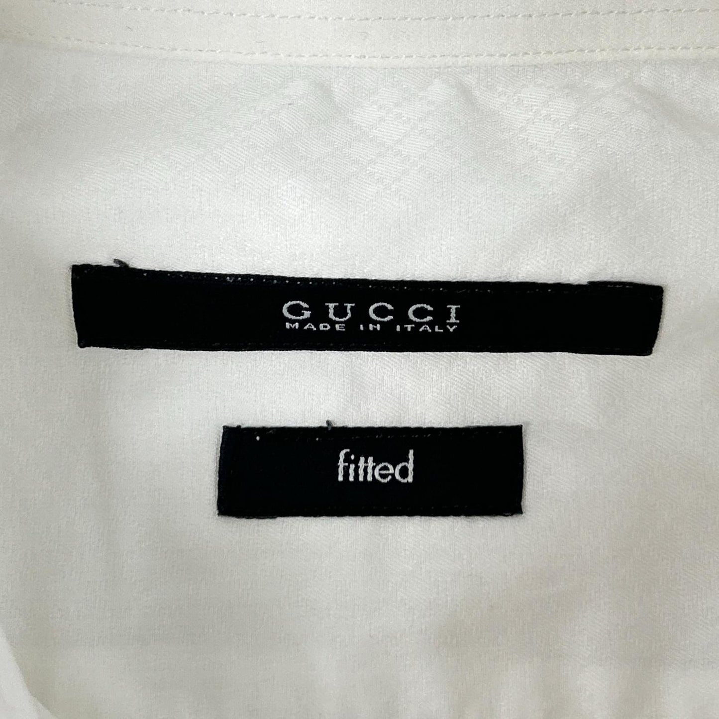GUCCI グッチ 307666 ホワイト ロングスリーブレギュラーカラーボタンシャツ トップス