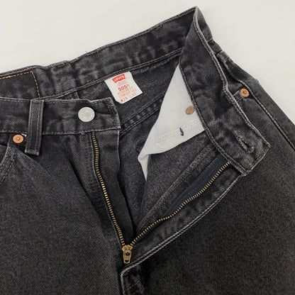 LEVI'S リーバイス 505 1999 Made Overdyed Black Zip Fly Denim Pants Bottoms