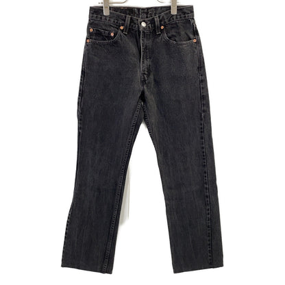 LEVI'S リーバイス 505 1999 Made Overdyed Black Zip Fly Denim Pants Bottoms