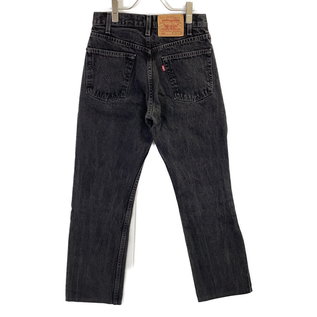 LEVI'S リーバイス 505 1999 Made Overdyed Black Zip Fly Denim Pants Bottoms