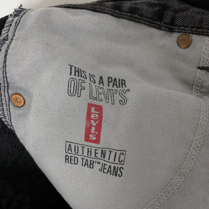 LEVI'S リーバイス 505 1999 Made Overdyed Black Zip Fly Denim Pants Bottoms