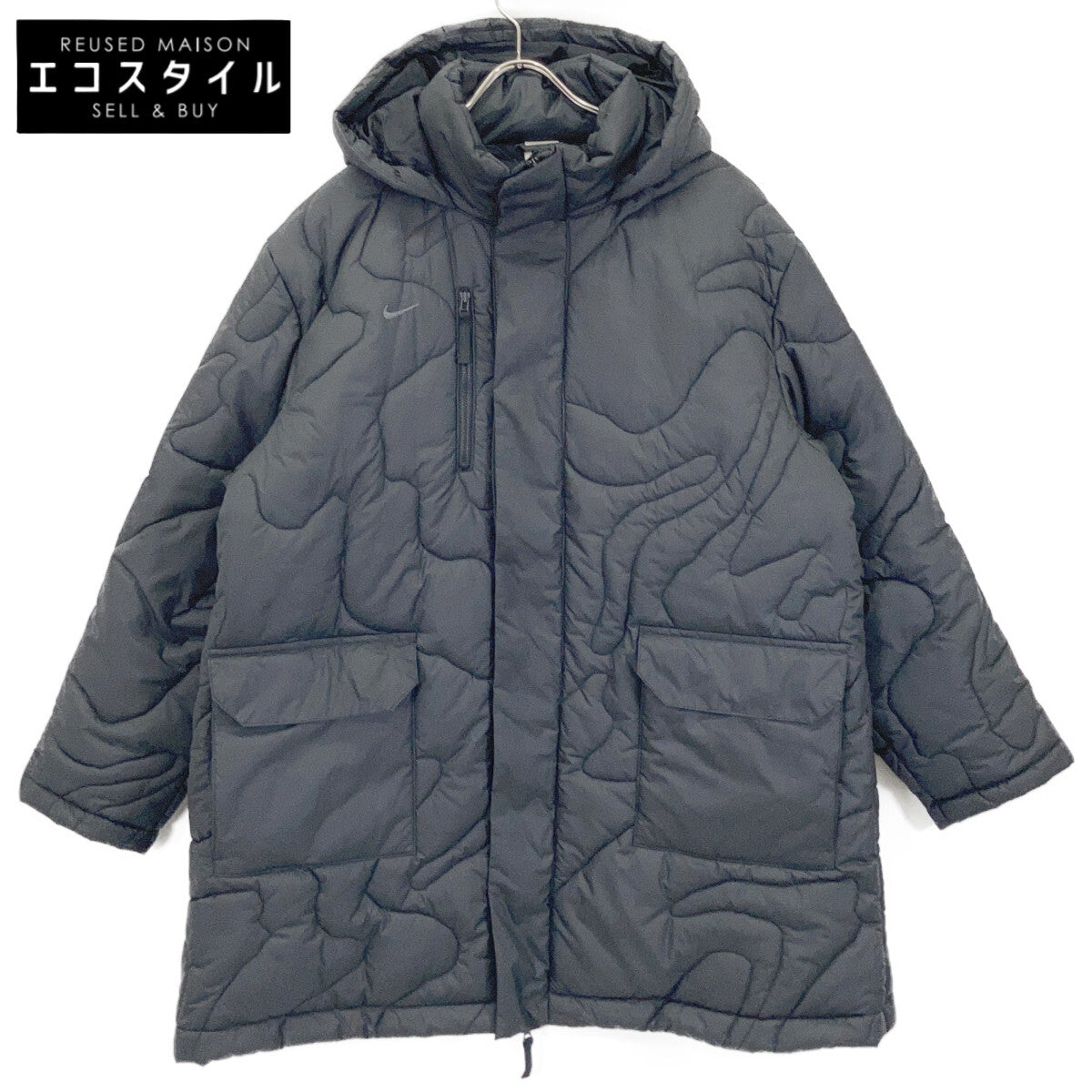 NIKE Nike FB6337-010 Black Culture of Football REPEL Longer SDF Hoodie Jacket Coat