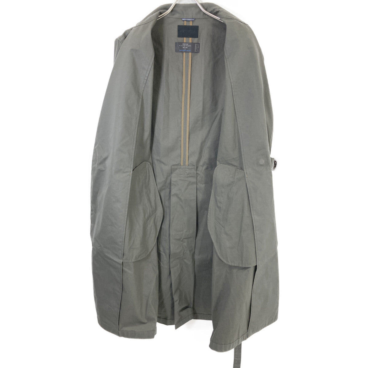 【×CERRUTI】1011810024 卡其色 TIELOCKEN COAT 战壕风衣 5 男士