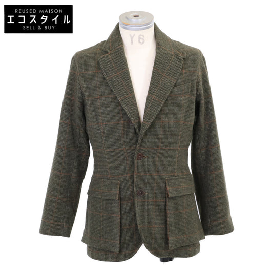 RRL ダブルアールエル 美品 MNRROTW12820141 コロゾボタン ノッチドラペル ウィンドウペン ウールツイード スポーツコート/3Bジャケット ジャケット