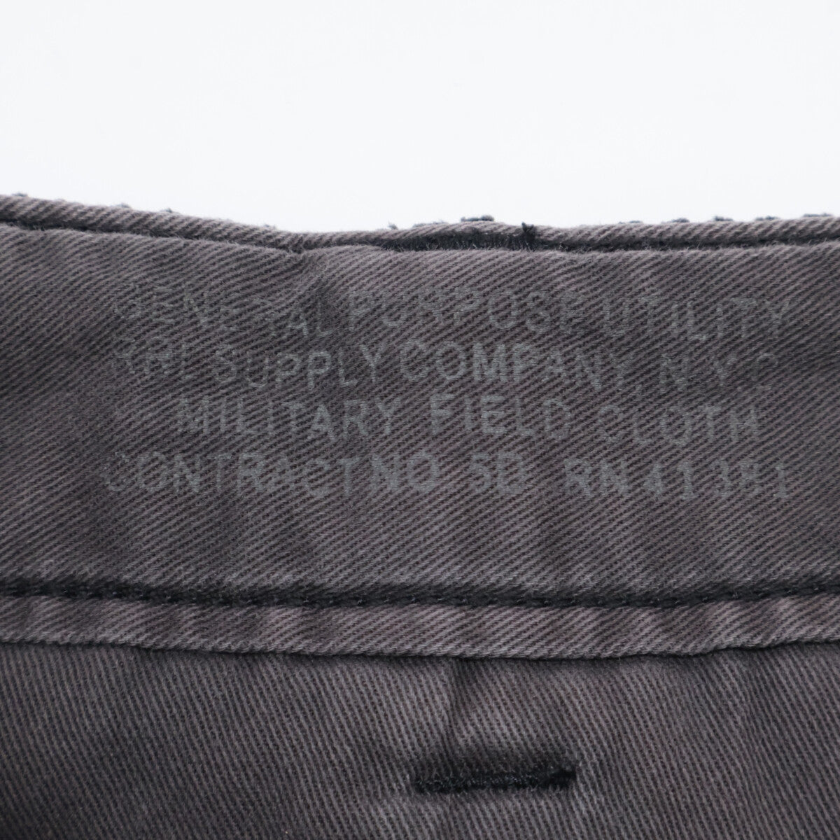 RRL Double RL 782804288001 Black Cotton Button Fly Wide Wale Corduroy Straight Pants Bottoms