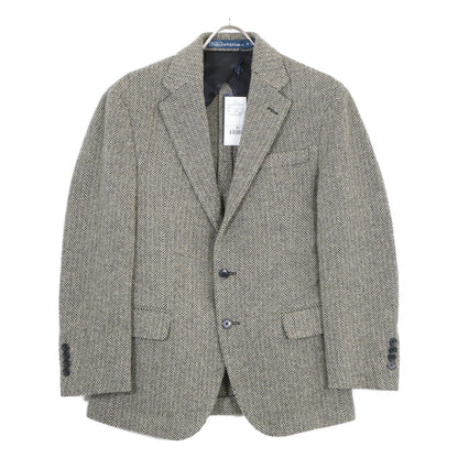 POLO RALPH LAUREN MNPOSPC27620120 Black x Cream Wool Blend Soft Tailored Herringbone Jacket