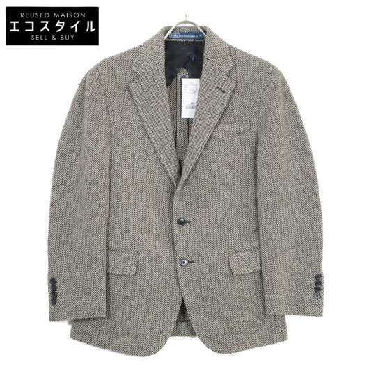 POLO RALPH LAUREN ポロ ラルフローレン MNPOSPC27620120 ブラック×クリーム ウール混紡ソフトテーラードヘリンボーンジャケット ジャケット