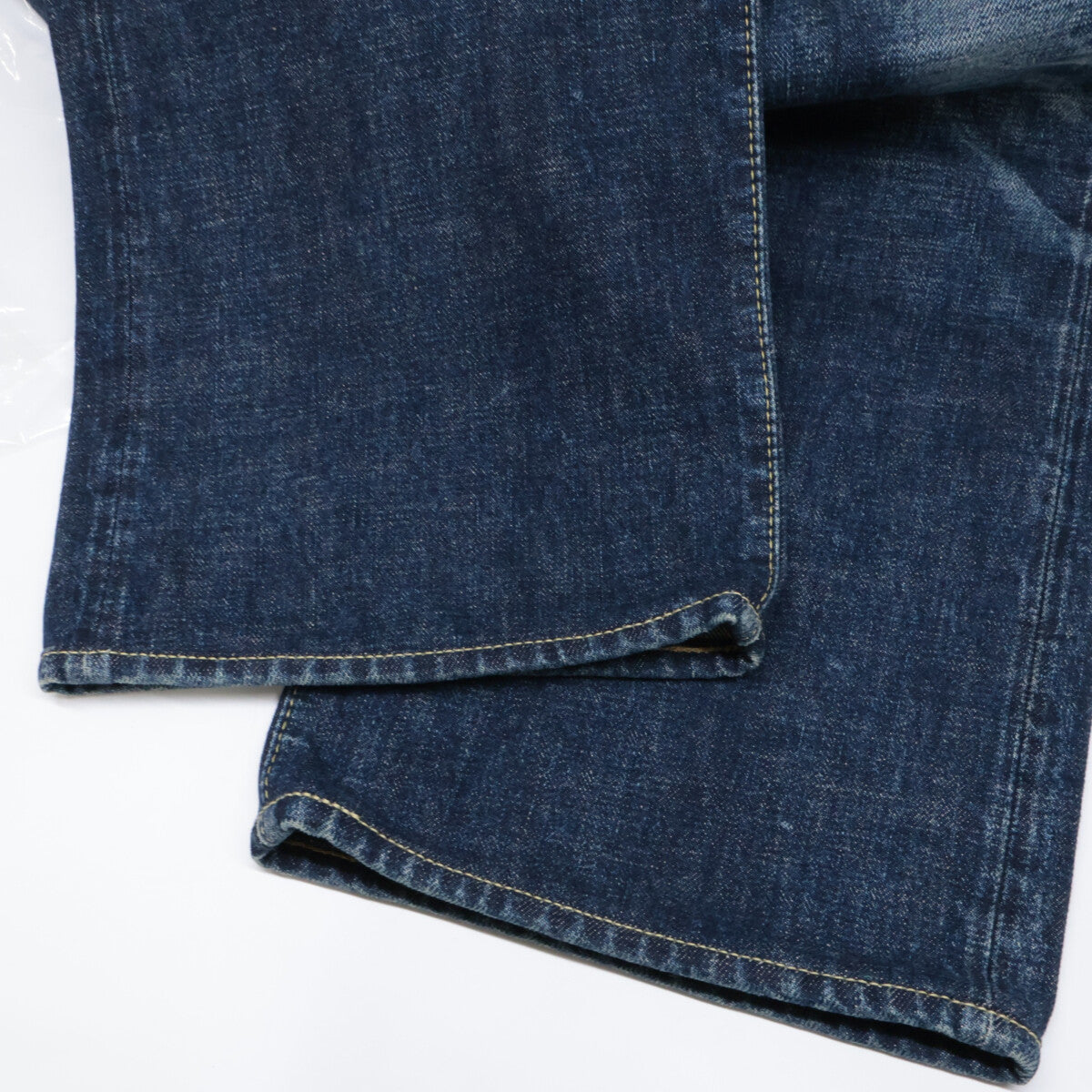 DENHAM デンハム 日本製 01-24-12-11-077 OLDTIMER ｲﾝﾃﾞｨｺﾞ ｺｯﾄﾝ ｼﾝﾁﾊﾞｯｸ ﾎﾞﾀﾝﾌﾗｲ ﾜｲﾄﾞﾃﾞﾆﾑﾊﾟﾝﾂ ボトムス 28