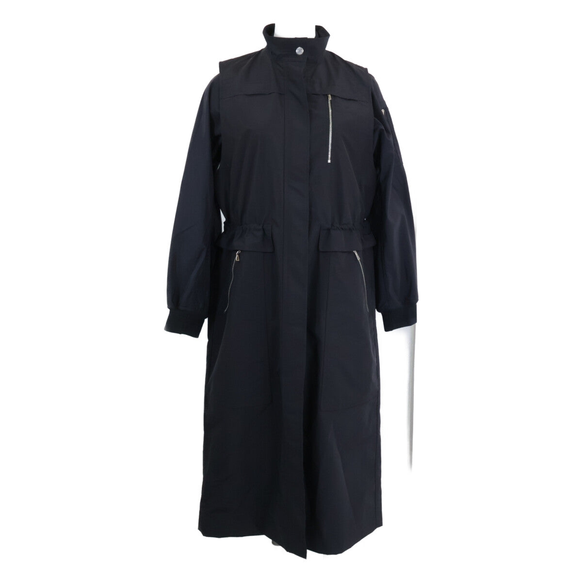HERMES 爱马仕【新品同款/国内正品/24AW】H5E0117D LGILET 羊毛尼龙 飞行夹克和长款马甲 两件套 外套