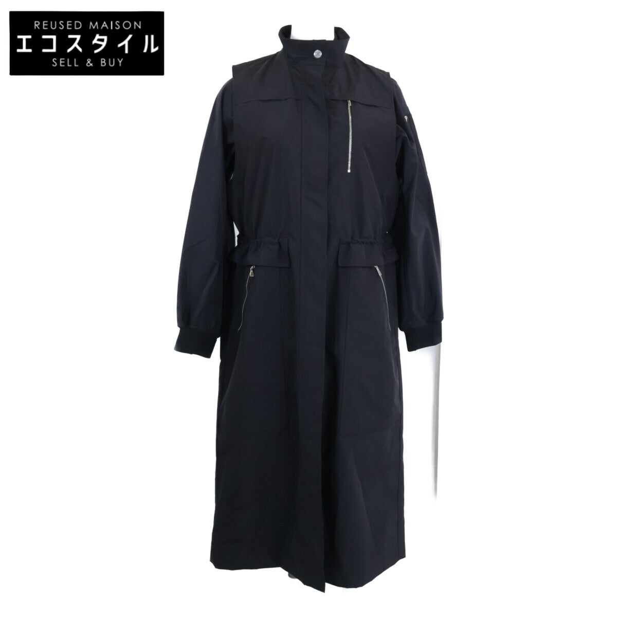 HERMES 爱马仕【新品同款/国内正品/24AW】H5E0117D LGILET 羊毛尼龙 飞行夹克和长款马甲 两件套 外套