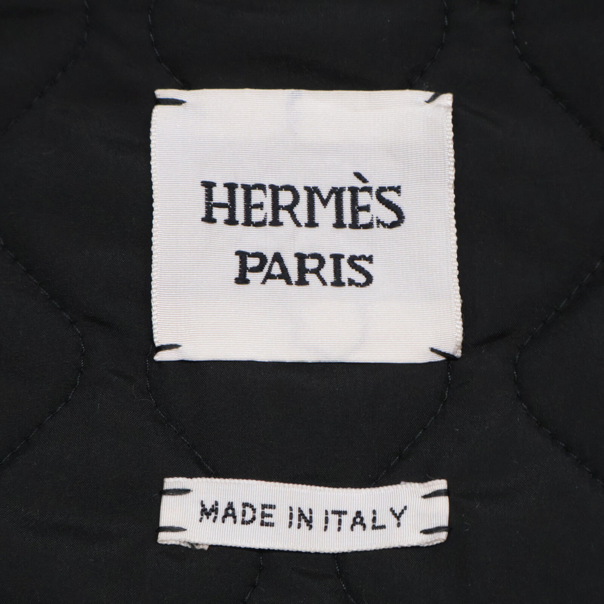 HERMES HERMES like-new officially distributed in Japan H4H0164DR Sellier-button zip design stand collar quilted coat