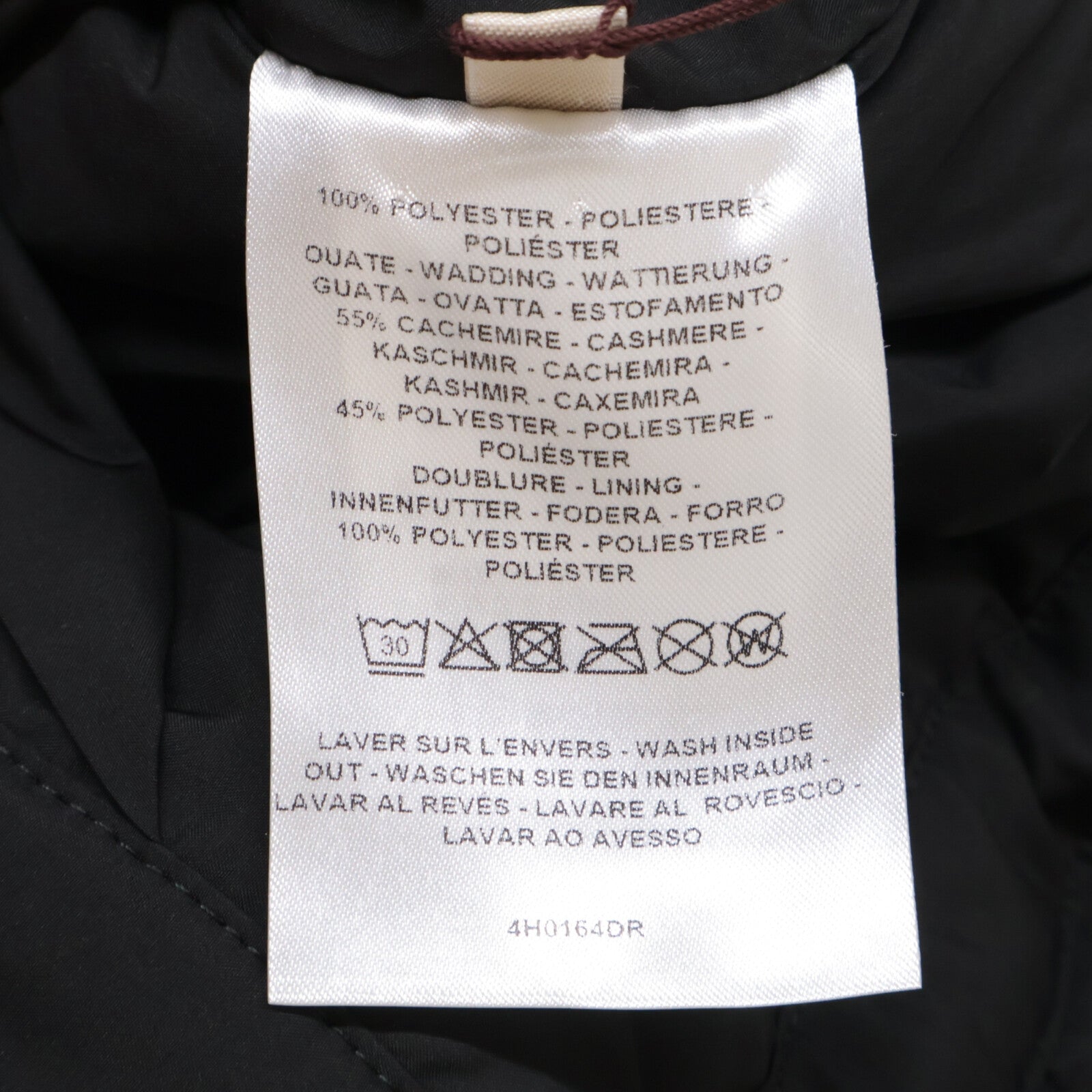 Like New Domestic Authentic H4H0164DR Sellier Button Zip Design Stand Collar Quilted Coat 34 Ladies