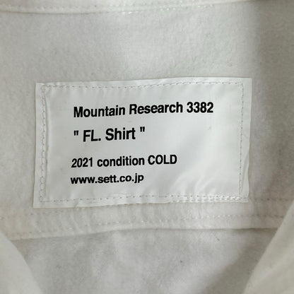 Mountain Research マウンテン リサーチ MTR-3382 ホワイト コットン シャモアシャツ トップス