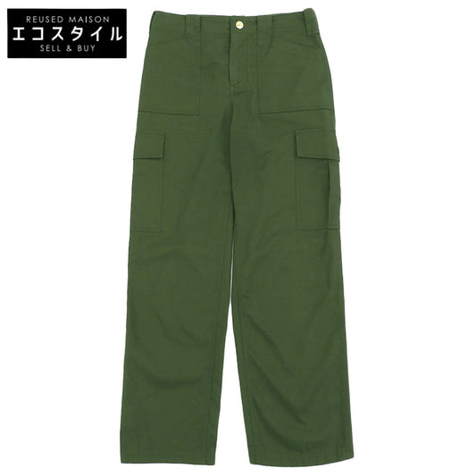 CELINE Triomphe Button Cargo Pocket Baker Pants Bottoms Ladies 36 2Z464004N Bottoms