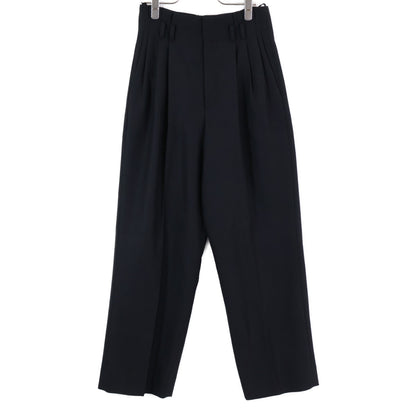CELINE Celine [Domestic Regular Product] 2P582523K Mohair x Wool 2-Pleat Wide Pants/Bottoms