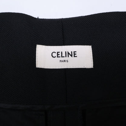 CELINE Celine [Domestic Regular Product] 2P582523K Mohair x Wool 2-Pleat Wide Pants/Bottoms