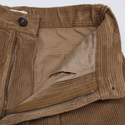 MIUMIU Miu Miu [Domestic/23年製] MP1744 S000 14BD Back Logo Corduroy Wide Pants/Bottoms