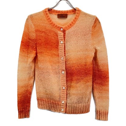 MISSONI ミッソーニ ｵﾚﾝｼﾞ ｱﾙﾊﾟｶ･ﾓﾍｱ混ｳｰﾙ ﾆｯﾄｶｰﾃﾞｨｶﾞﾝ トップス 36