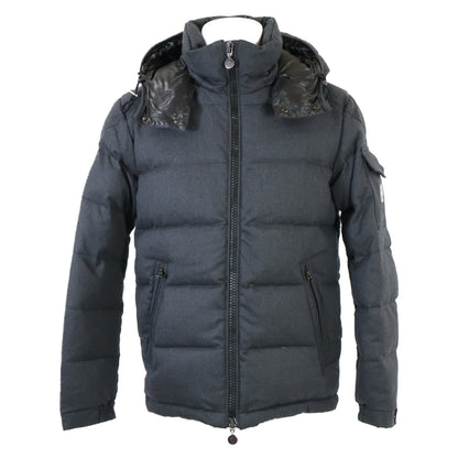 美品 MONCLER/蒙克莱 MONTGENEVRE/蒙热内夫尔 羊毛羽绒夹克 1 男士
