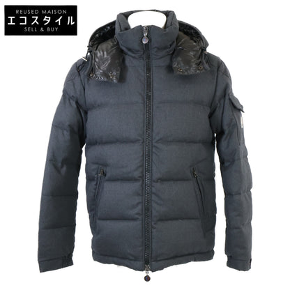 美品 MONCLER/蒙克莱 MONTGENEVRE/蒙热内夫尔 羊毛羽绒夹克 1 男士