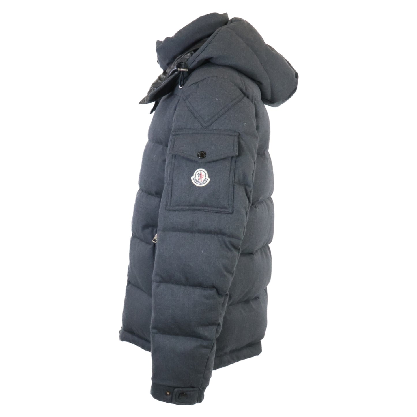 美品 MONCLER/蒙克莱 MONTGENEVRE/蒙热内夫尔 羊毛羽绒夹克 1 男士