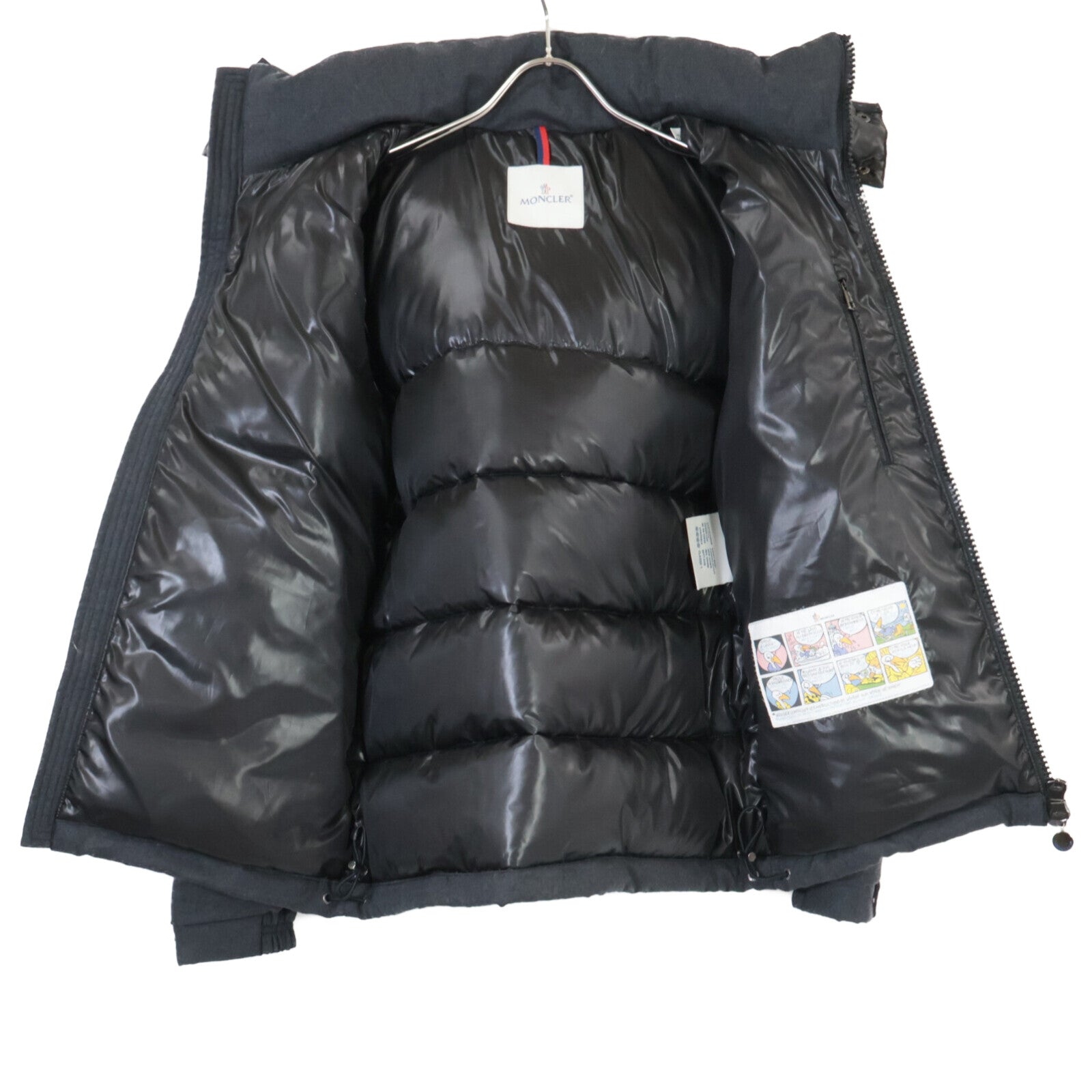 美品 MONCLER/蒙克莱 MONTGENEVRE/蒙热内夫尔 羊毛羽绒夹克 1 男士